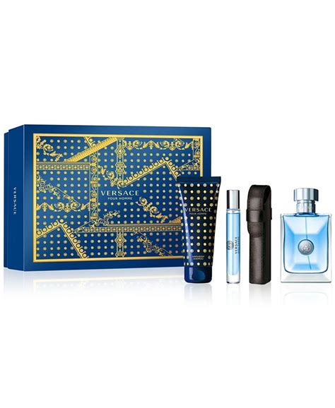 macy's versace pour homme gift set|Versace Men's 4.